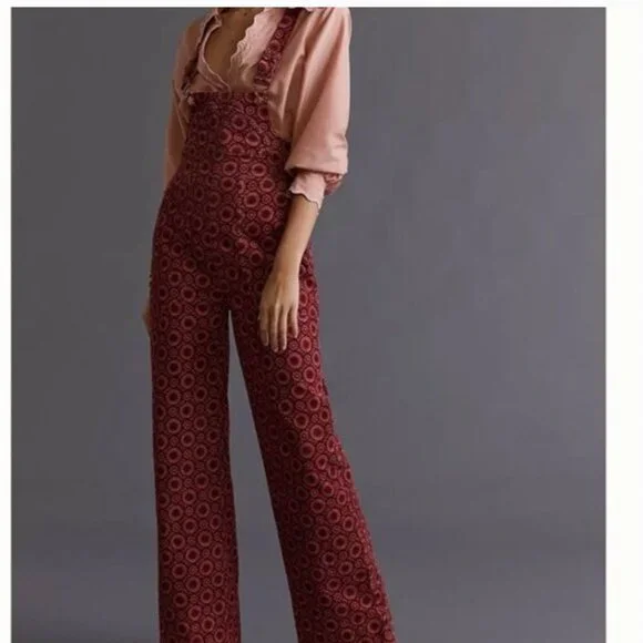 NWOT Pilcro Relaxed Corduroy Overalls - Picture 1 of 4